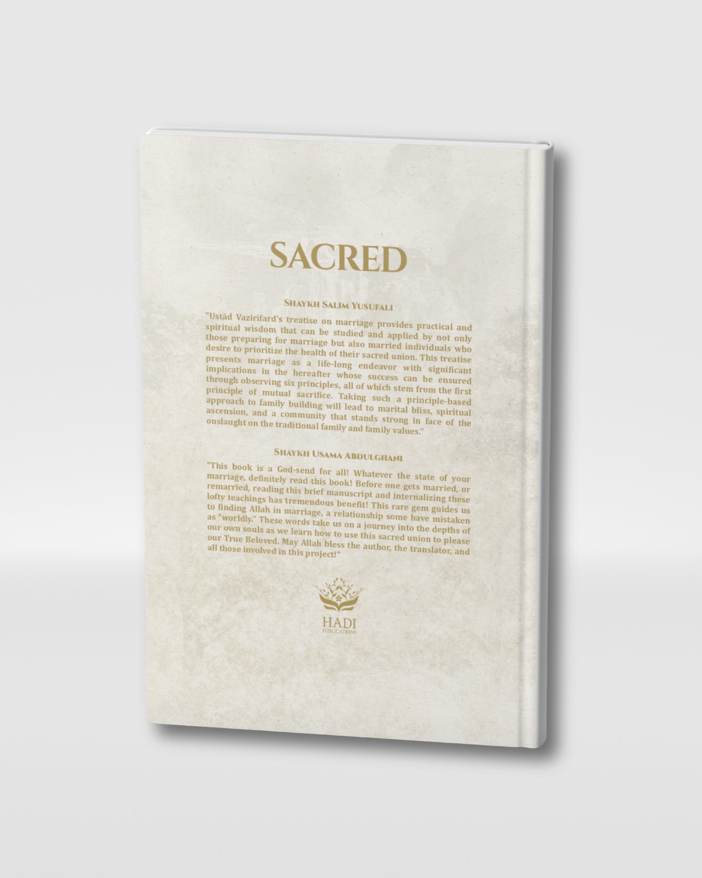 Sacred: Principles for a Tranquil Marriage