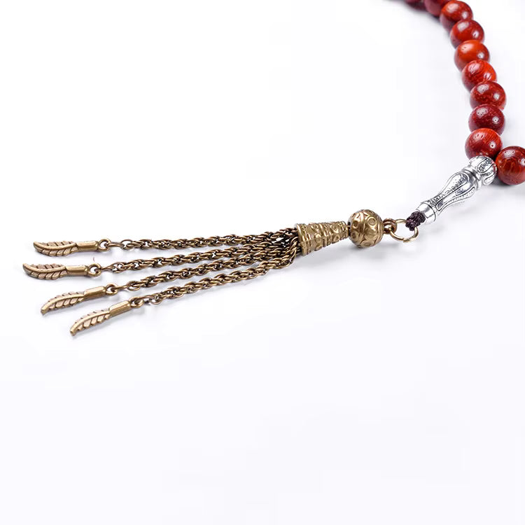 Wooden Handmade Tasbih – 99 Prayer Beads