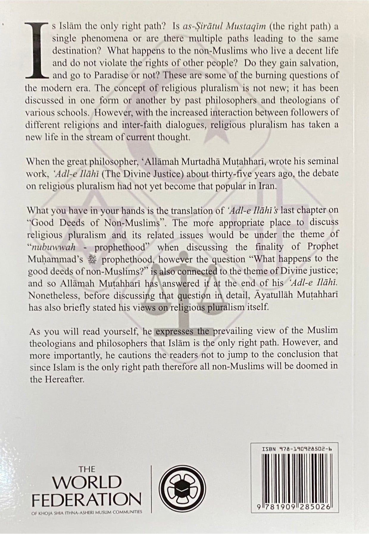 Islam and Religous Pluralism