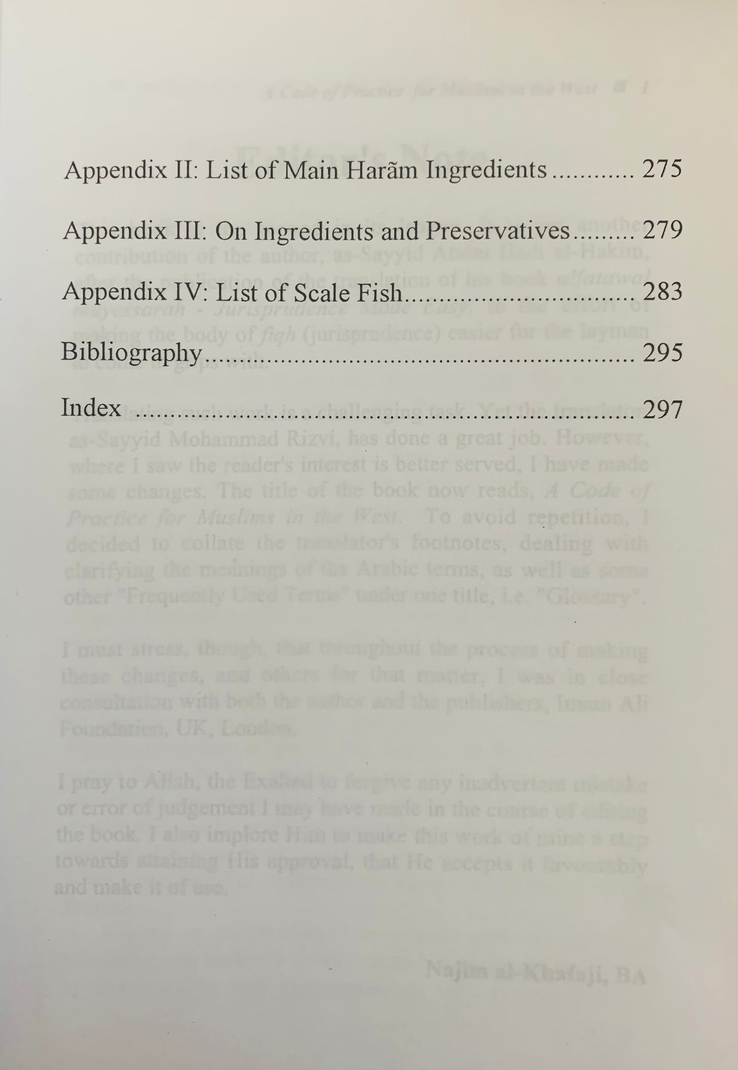 A Code of Practice for Muslims in the West