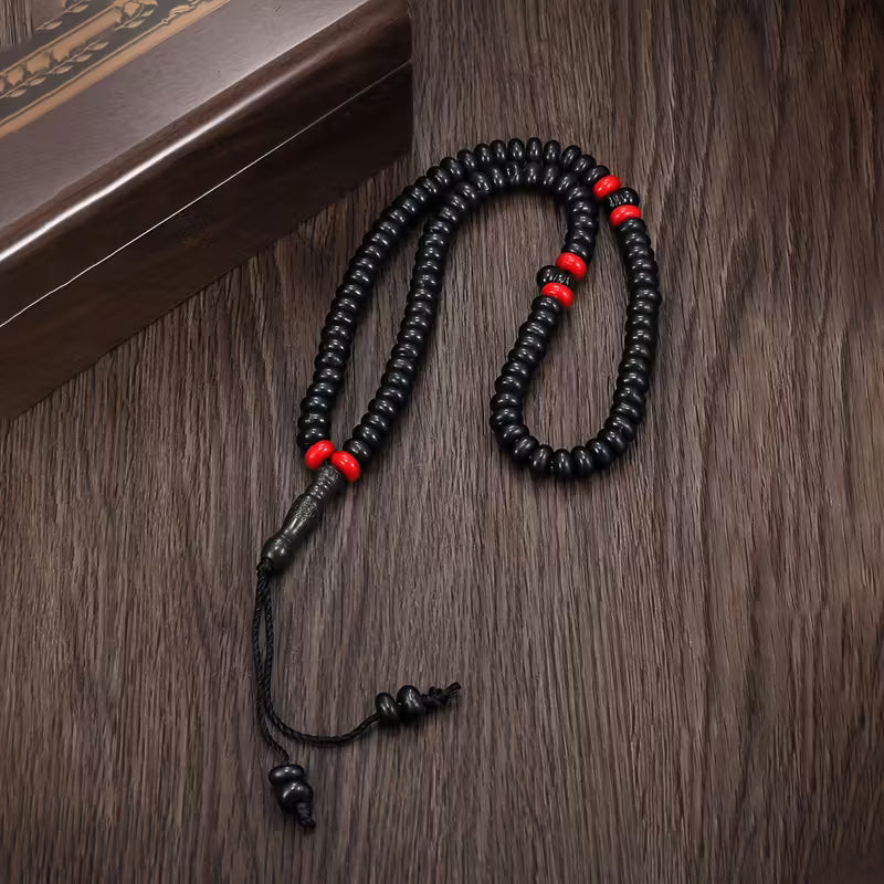 Black Acrylic prayer Beads (99 beads)
