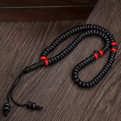 Black Acrylic prayer Beads (99 beads)