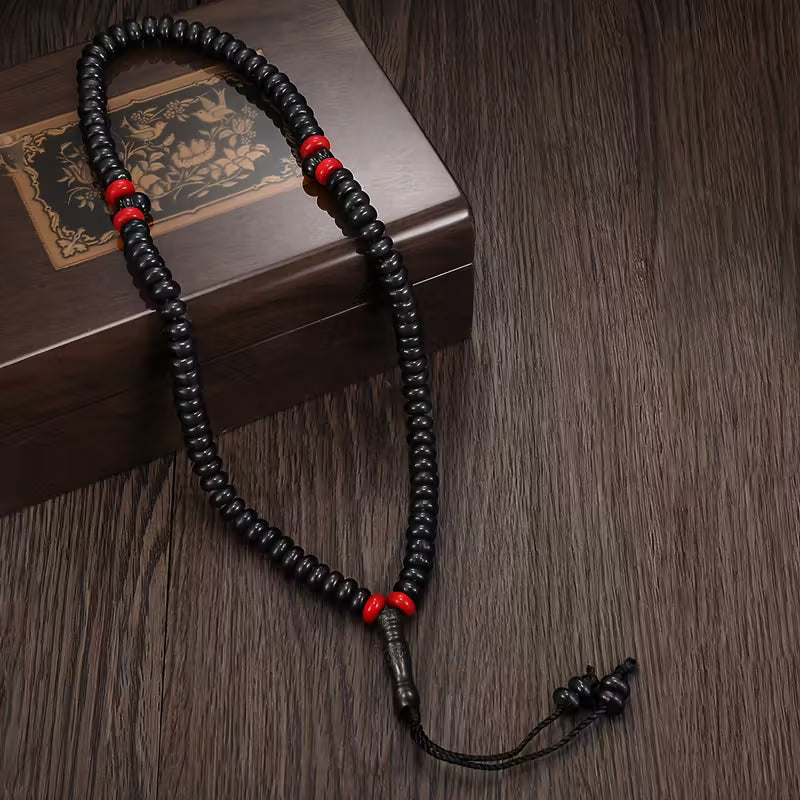 Black Acrylic prayer Beads (99 beads)