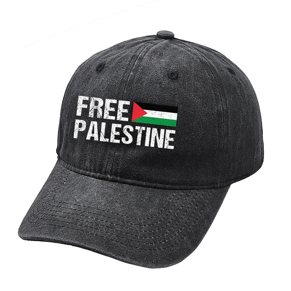Free Palestine Embroidered Cap