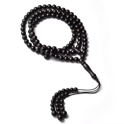 Real Ebony Wood Tasbih – 99 Islamic Prayer Beads