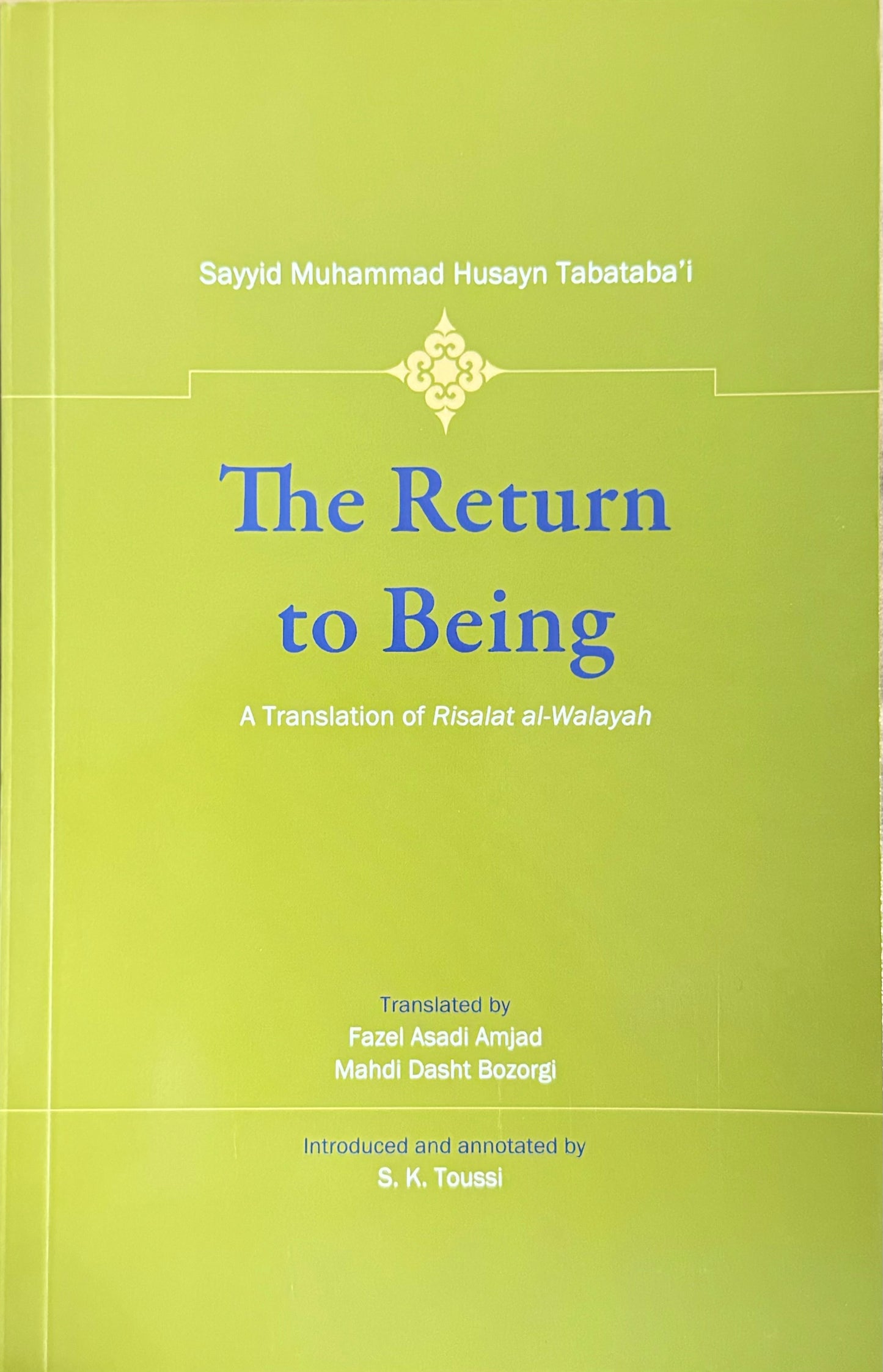 The Return to Being