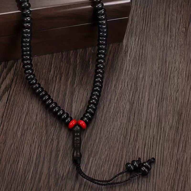 Black Acrylic prayer Beads (99 beads)