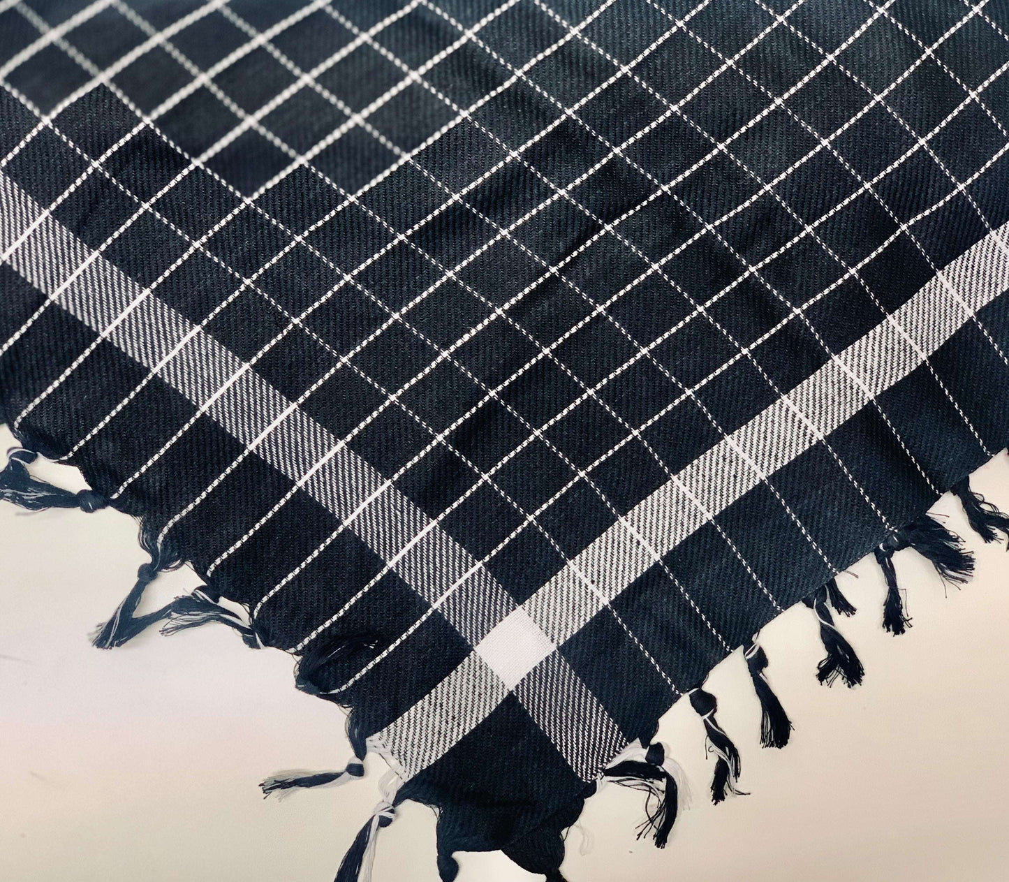 Premium Keffiyeh Scarf - Black