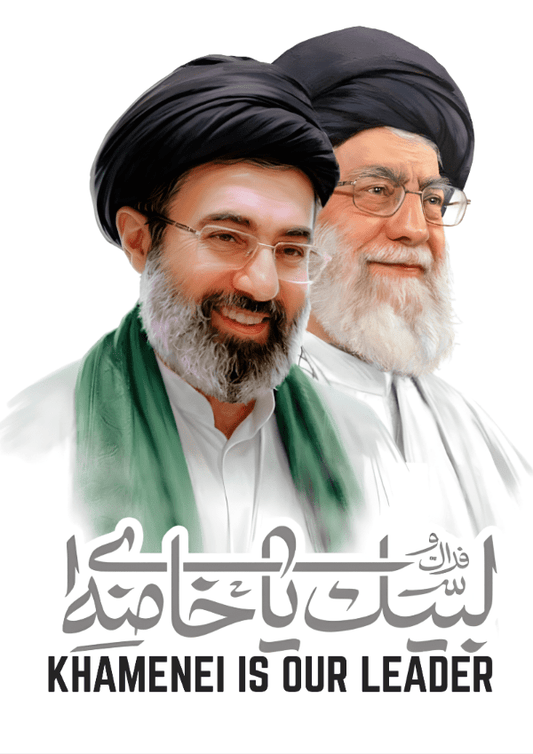 Posters of Shaheed Khamenei & Ayatollah Mojtaba Khamenei - House of Taha