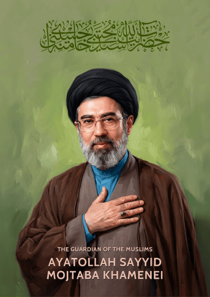 Posters of Shaheed Khamenei & Ayatollah Mojtaba Khamenei - House of Taha