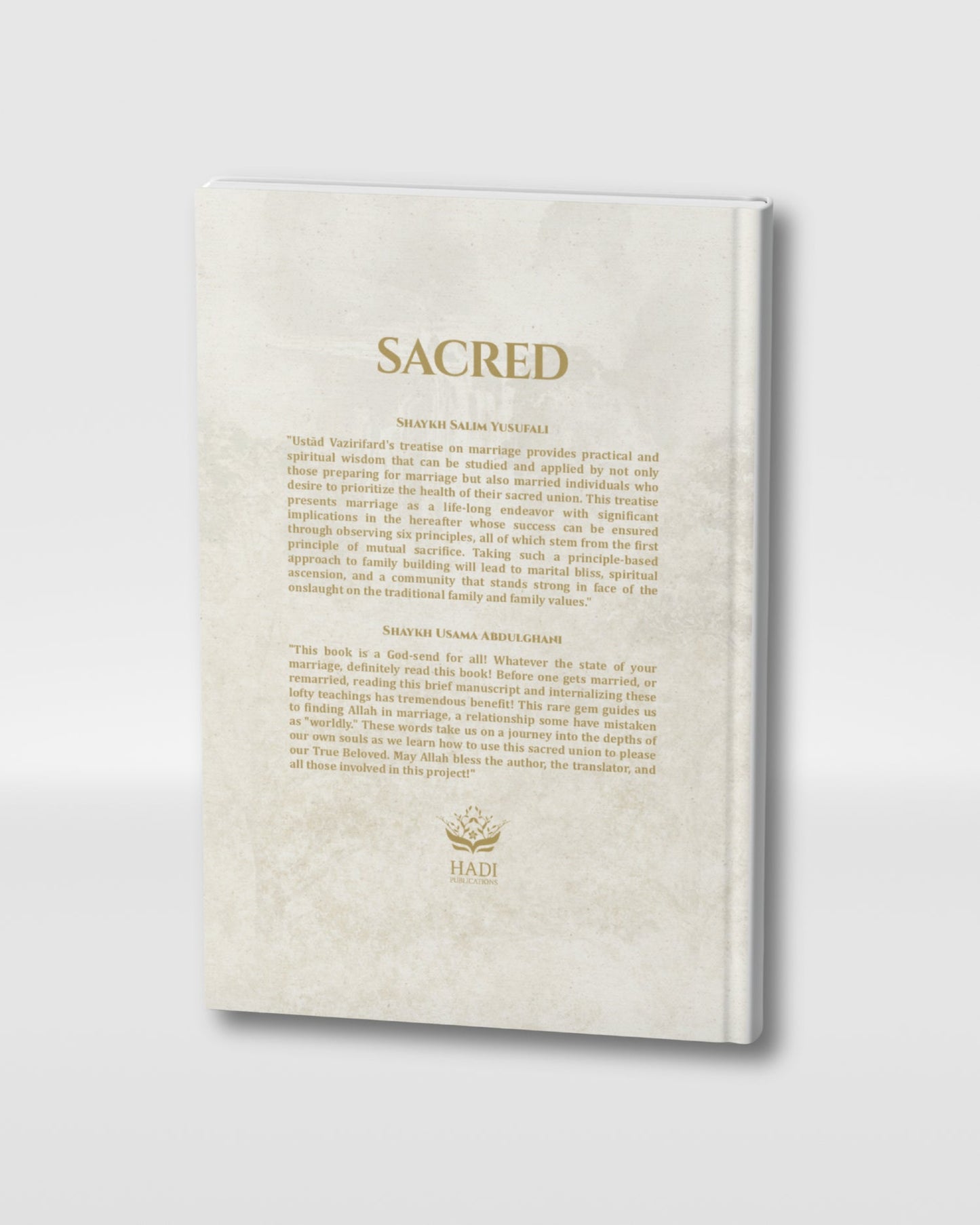 Sacred: Principles for a Tranquil Marriage - House of Taha