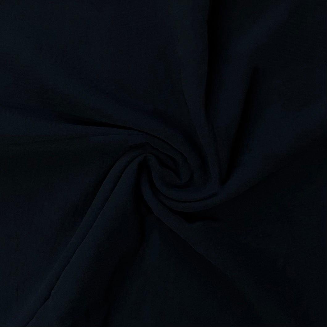 Chiffon Hijab - Midnight Black