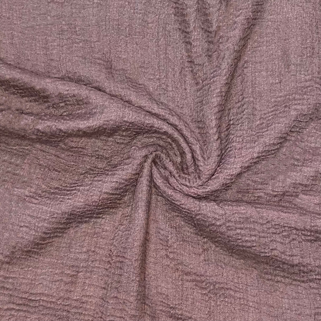 Crinkle Cotton Hijab - Mink