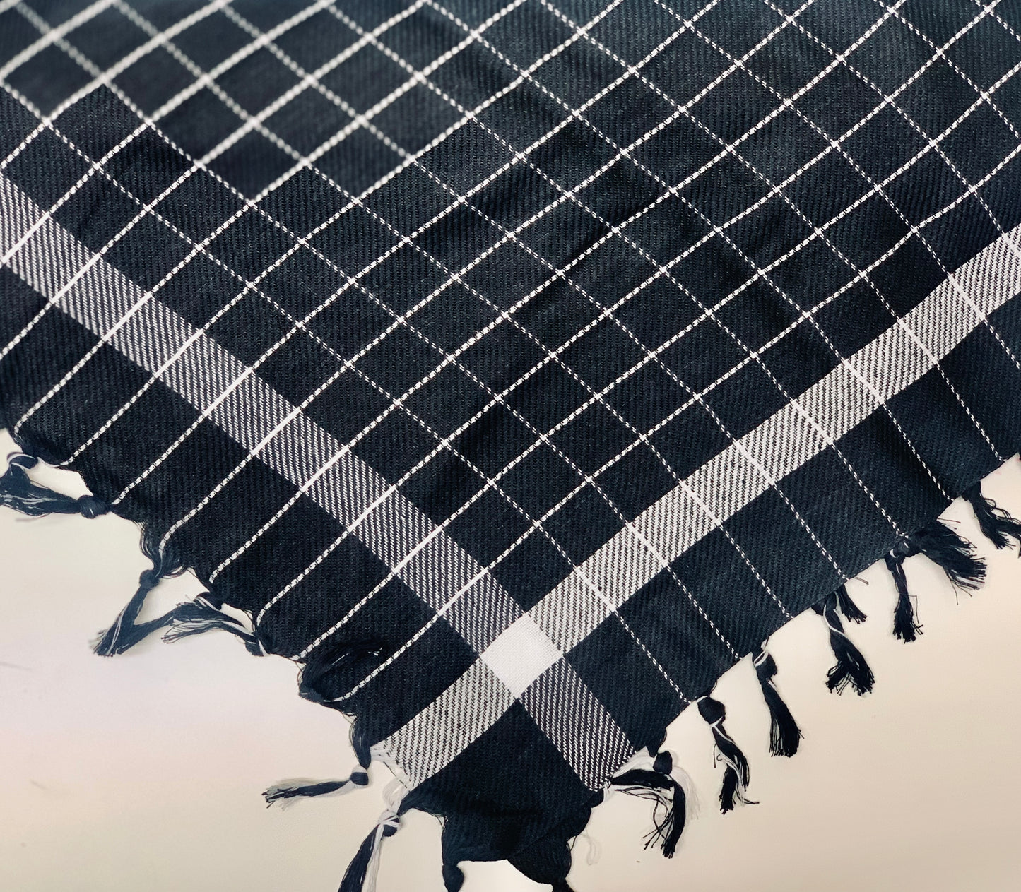 Premium Keffiyeh Scarf - Black