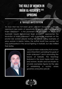 The Role of Women In Imām al-Ḥusayn’s (as) Uprising