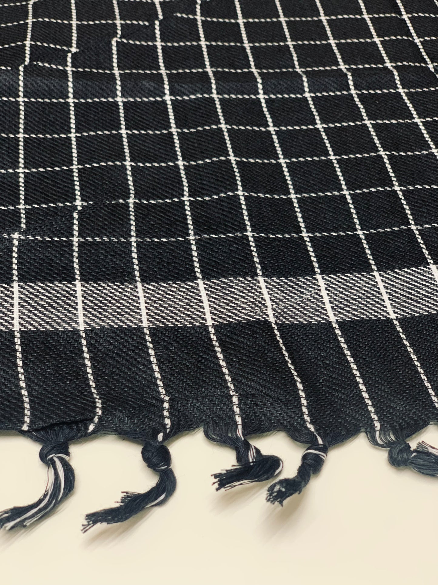 Premium Keffiyeh Scarf - Black