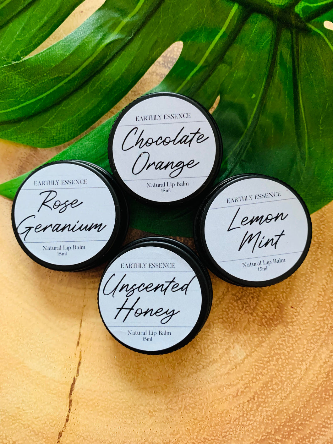 Natural Lip Balm Gift Set (4 x 15ml)